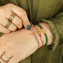 Trucos para presentar pulseras con abalorios faceteados