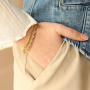 Combina collares y pulseras de acero inoxidable