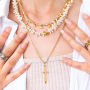 Crea hermosas joyas con colgantes y abalorios DQ