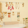 Mix & match con fornituras y colgantes de acero inox