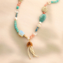 Crea coloridos collares con abalorios redondos de cristal