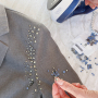 Ideas brillantes con piedras strass Hotfix y cadena de strass