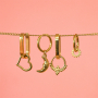 Crea collares y pendientes con colgantes de acero inoxidable