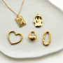 Crea collares y pendientes con colgantes de acero inoxidable
