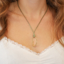 Crea collares y pendientes con colgantes de acero inoxidable