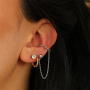Colecci&oacute;n Statement con BY31&reg;: earcuffs con anilla(s) y pendientes de espiral