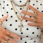 Crear sets de joyer&iacute;a con anillos y colgantes de acero inox