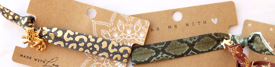 Material de enfilado con estampado animal