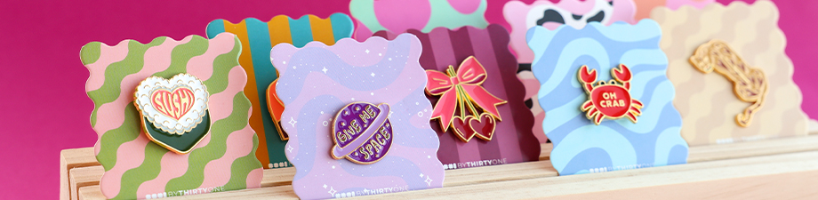 Tarjetas de joyer&iacute;a BY31&reg; con pins trendy